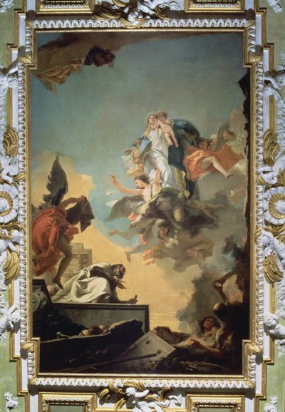 The Virgin of Carmel Giving the Scapula to the Blessed Simon Stock, 1740